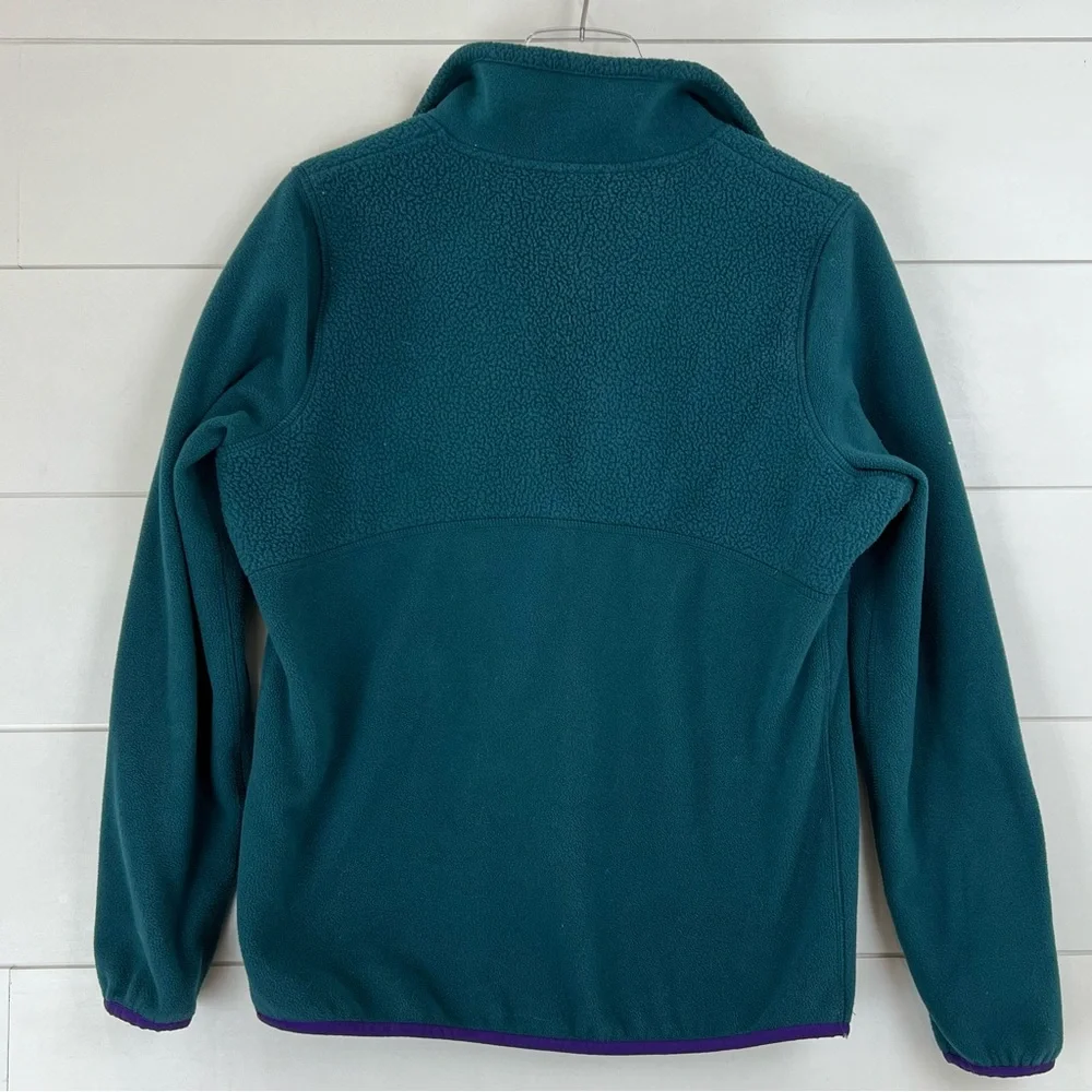 LL BEAN Katahdin Polartec Fleece Teal Pullover Jacket‎ Size S camping hiking